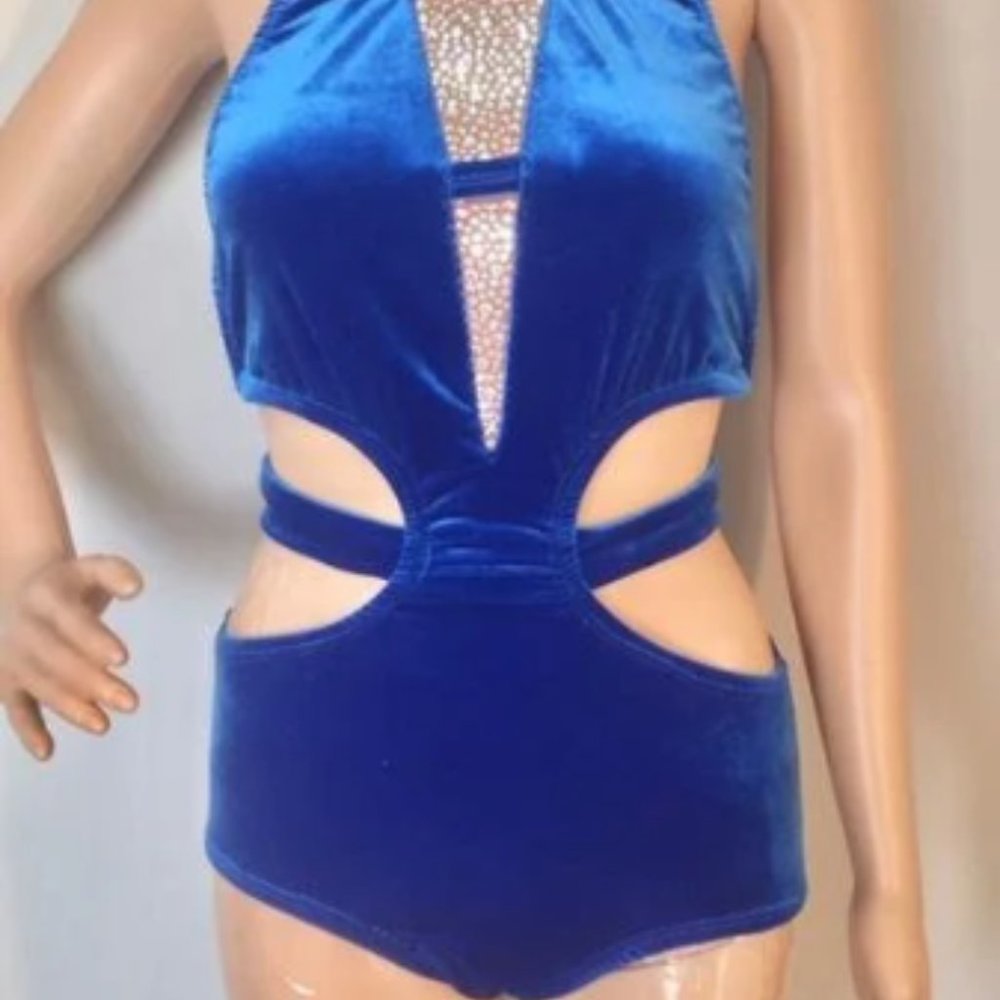 Blue Custom Dance Costume
